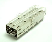 Press Fit SFP Cage Assembly , Sfp Port Connector For Maximum EMI Suppression